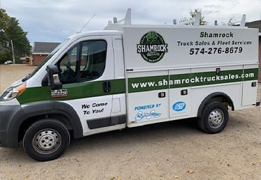 Shamrock Truck Sales & Fleet Services Mobile Service Truck